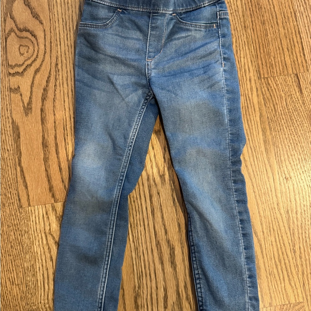 4T H&M Kids Blue Denim Leggings